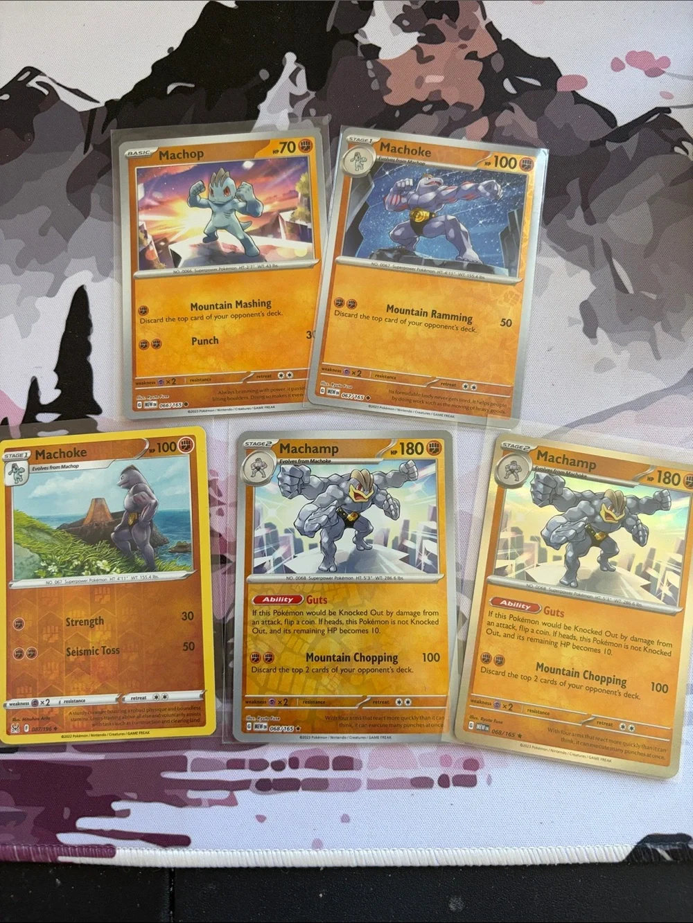🥊 Machop, Machoke & Machamp Evolution Lot | 5 Holo & Reverse Holo Cards ✨5/$25✨